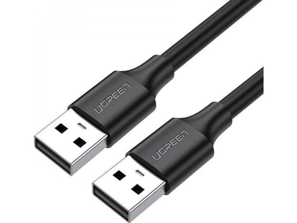 Ugreen USB-A - USB-A USB-kabel 1 m Svart (UGR391BLK)