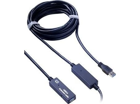 PremiumCord USB 3.0 repeater og skjøtekabel A/M-A/F 10m