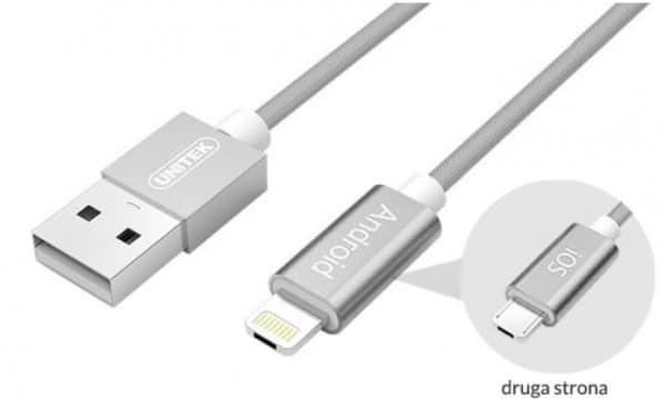 Unitek microUSB/Lightning USB cable 1.5m (Y-C4023GY)