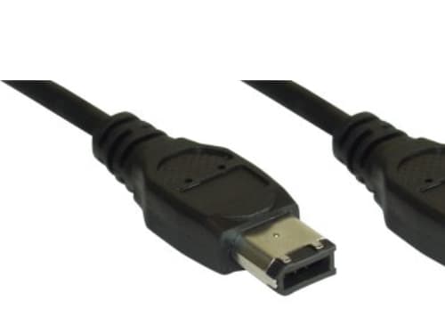 InLine 34055, Svart, Hane/Hane, 400 Mbit/s, 0,5 m, digital camcorders, DVDs