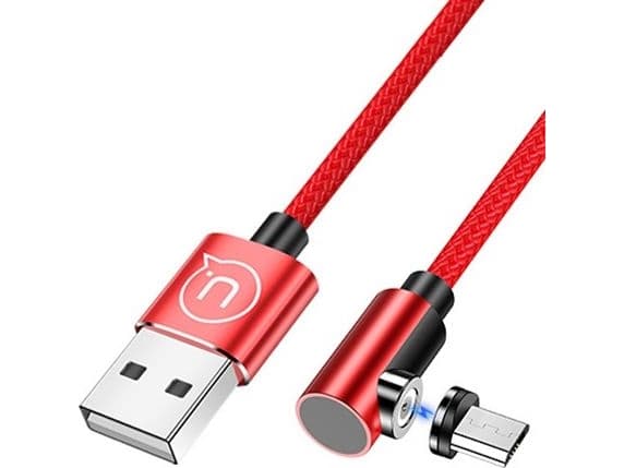 Usams USB-A - microUSB USB-kabel 1 m Rød (63291)