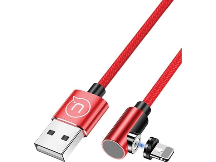 Kabel USB Usams USB-A - Lightning 1 m Czerwony (63289)