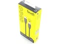 Miniatyrbilde 1 av 2: Budi Budi USB-kabel - USB-C - USB-C 2.4A-kabel, 1 m (svart) universal