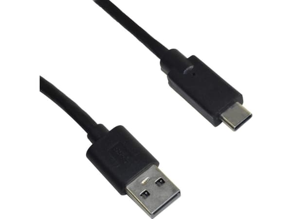 Msonic USB-A - USB-C 1 m USB-kabel Svart (MLU536)