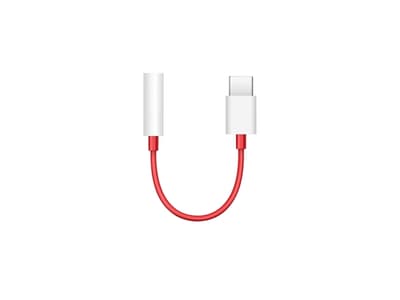 OnePlus - USB-C til hodetelefons-jakkadapter - USB-C hann til ministereojakk hunn - for OnePlus 6T