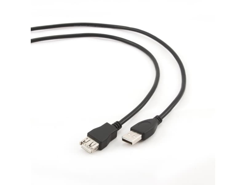 Gembird CCF-USB2-AMAF-10 - USB-forlengelseskabel - USB (hunn) til USB (hann) - 3 m - formstøpt - svart