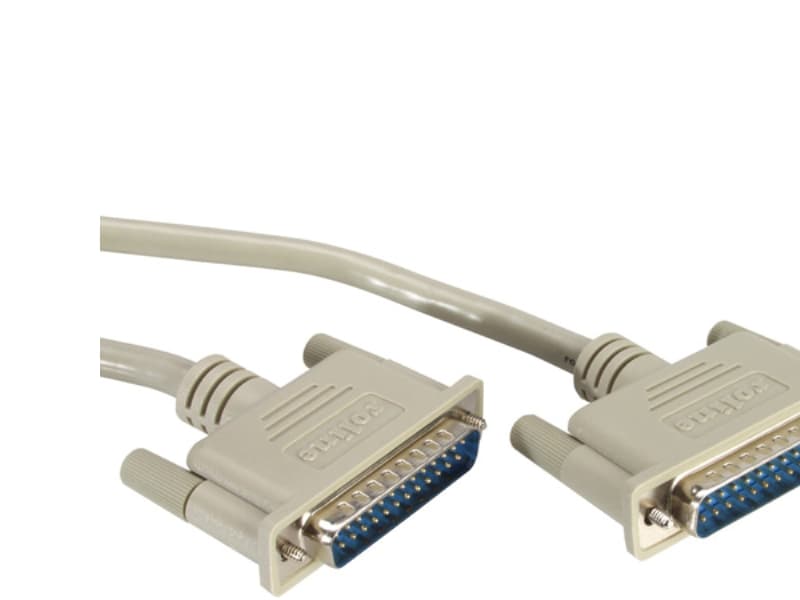 ROLINE RS232 Cable, M - M 3 m, 3 mm, Grå