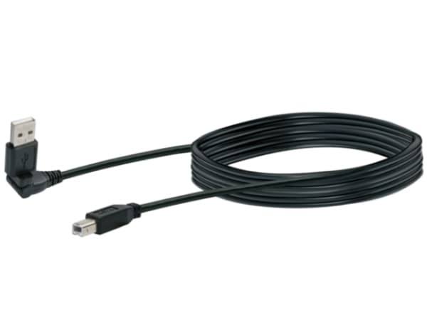 Schwaiger CKS1615 533, 1,5 m, USB A, USB B, 2.0, Hane/Hane, Svart