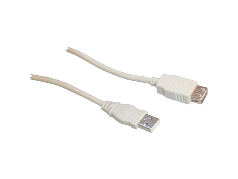 Schwaiger CK1502 531, 2 m, USB A, USB A, 2.0, Hane/Hona, Grå