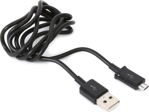 Kabel USB Platinet USB-A - microUSB 1 m Czarny (PUC1MBB)