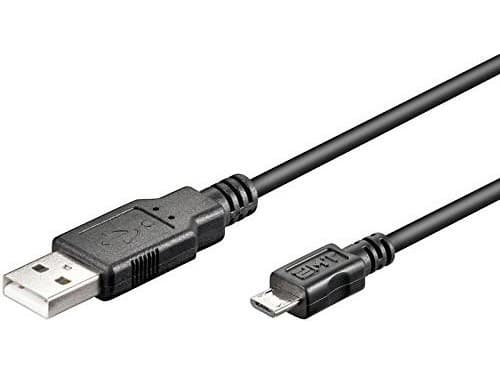 Gembird USB-A - microUSB-kabel 1 m Svart (93918)