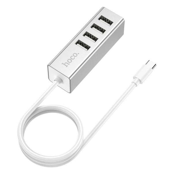 Hoco usb-hub 4 st USB svart