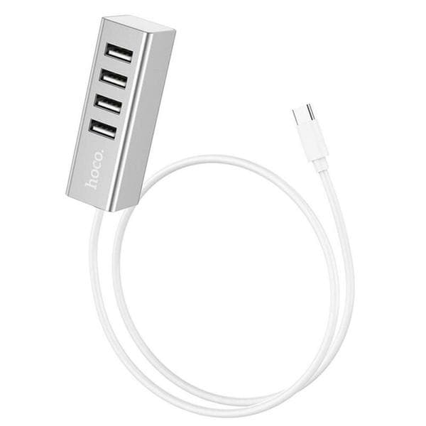 Hoco usb-hub 4 st USB svart