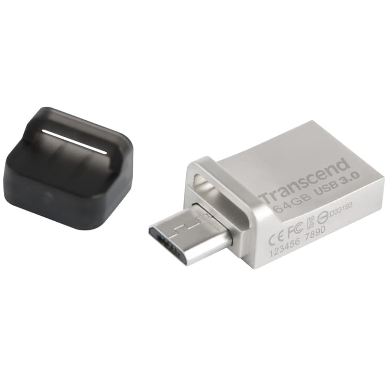 Transcend USB 3.0-minne Dual 880S 64GB