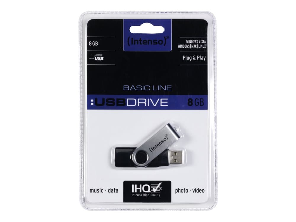 Intenso Basic Line - USB-flashstasjon - 8 GB - USB 2.0