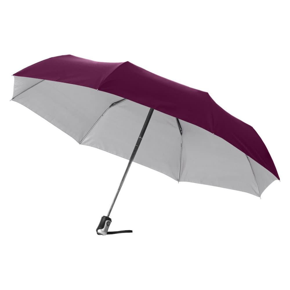 Bullet 21.5in Alex 3-Section Auto Open And Close Umbrella (Pack of 2)