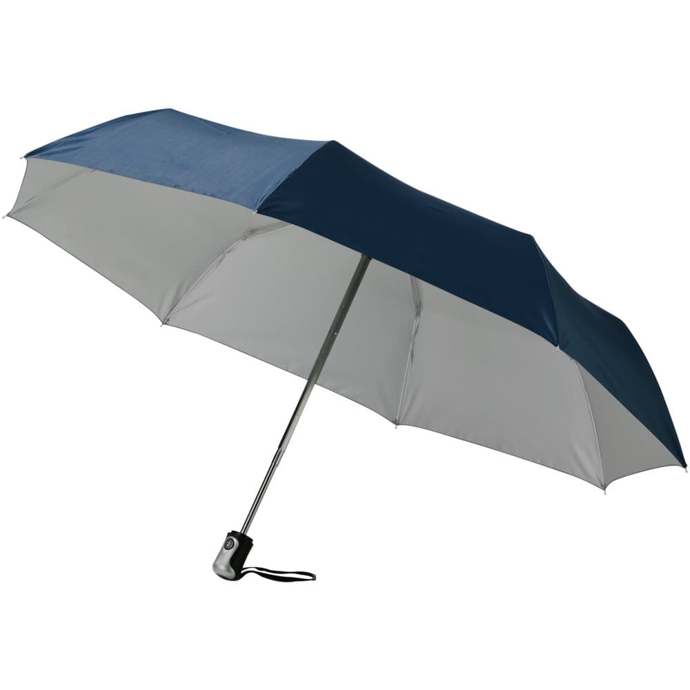 Bullet 21.5in Alex 3-Section Auto Open And Close Umbrella (Pack of 2)