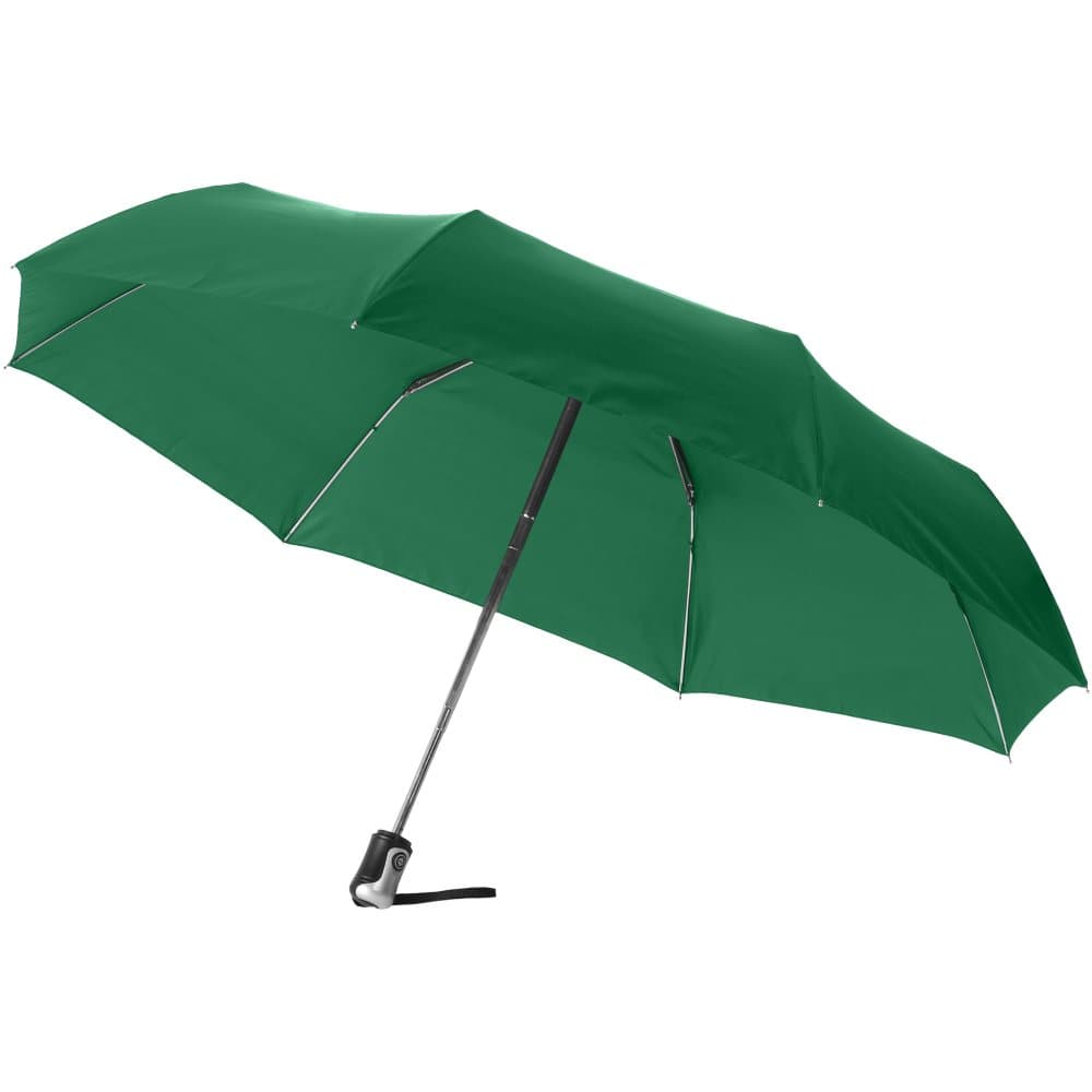 Bullet 21.5in Alex 3-Section Auto Open And Close Umbrella (Pack of 2)