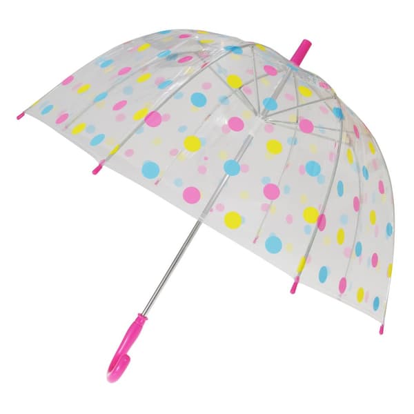 X-brella Childrens/Kids Polka Dot Birdcage Umbrella