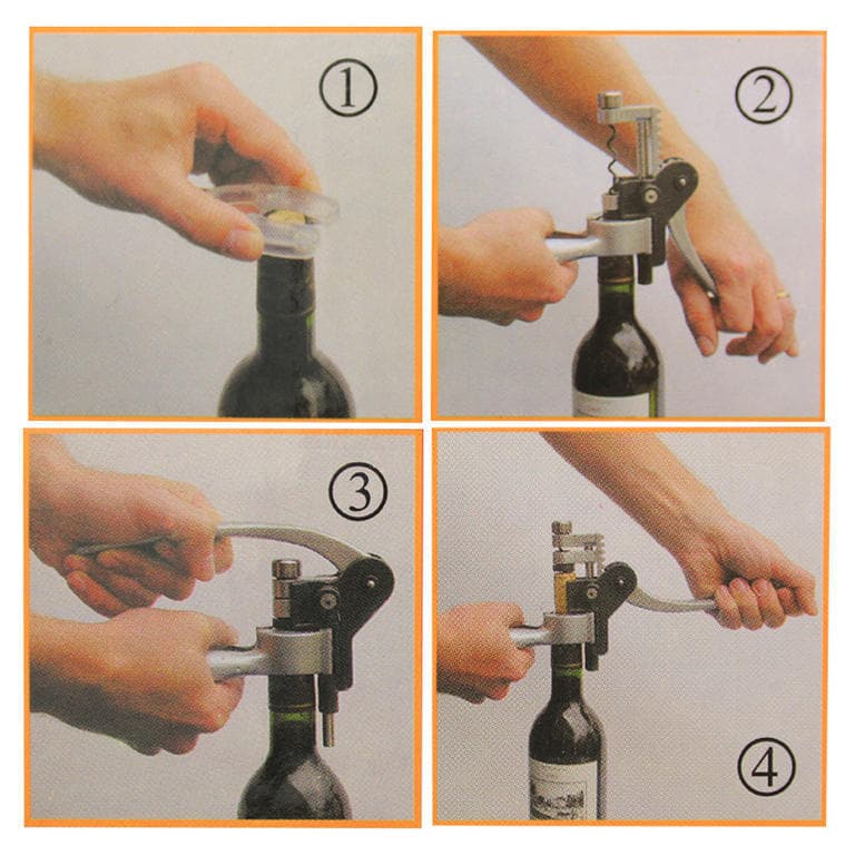 Really advanced but still easy to use is this wine opener 2-pack