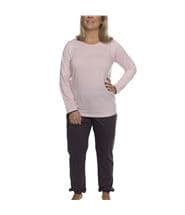 Damella Pink Stars Pyjama Grey/Pink