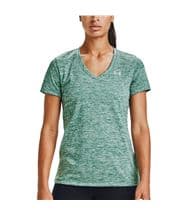 Under Armour Tech Twist V-Neck Green Pattern