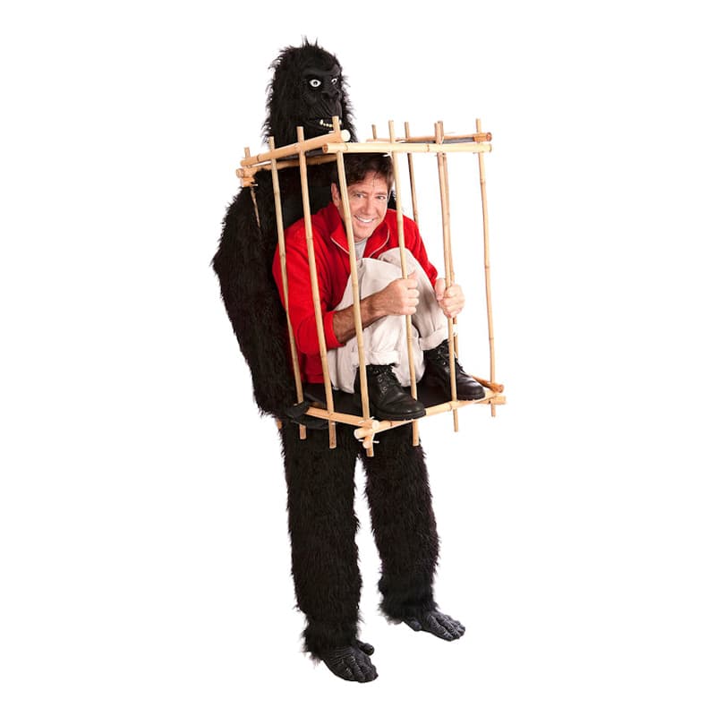 Gorilla ja Häkki Naamiaisasu