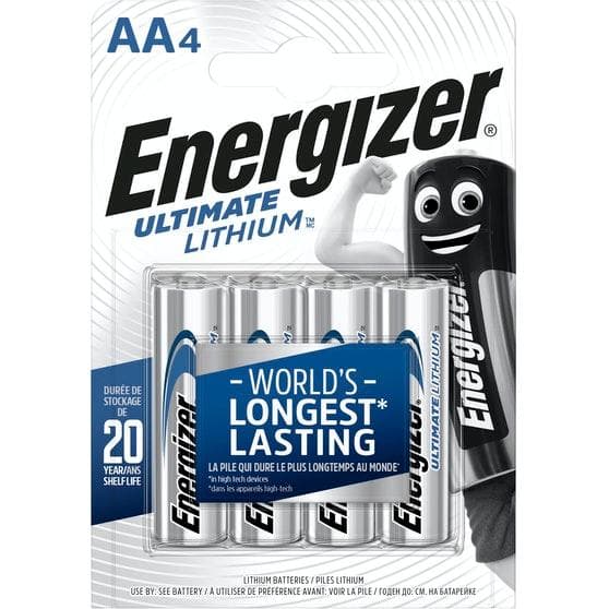 AAA Lithium Energizer, 4-pack