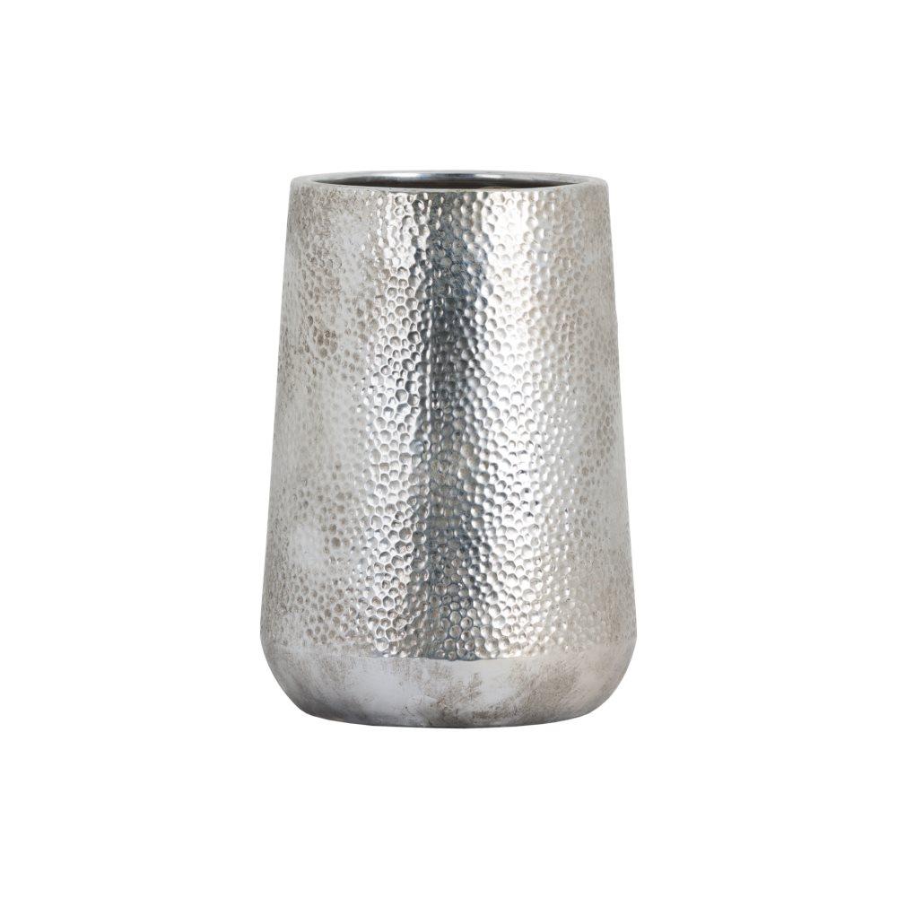 Hill Interiors Metallic Ceramic Tapered Vase