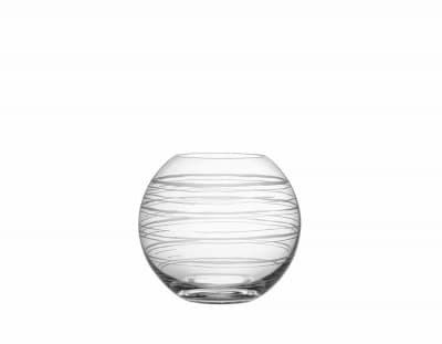 ORREFORS - GRAPHIC VASE BOWL H 133MM