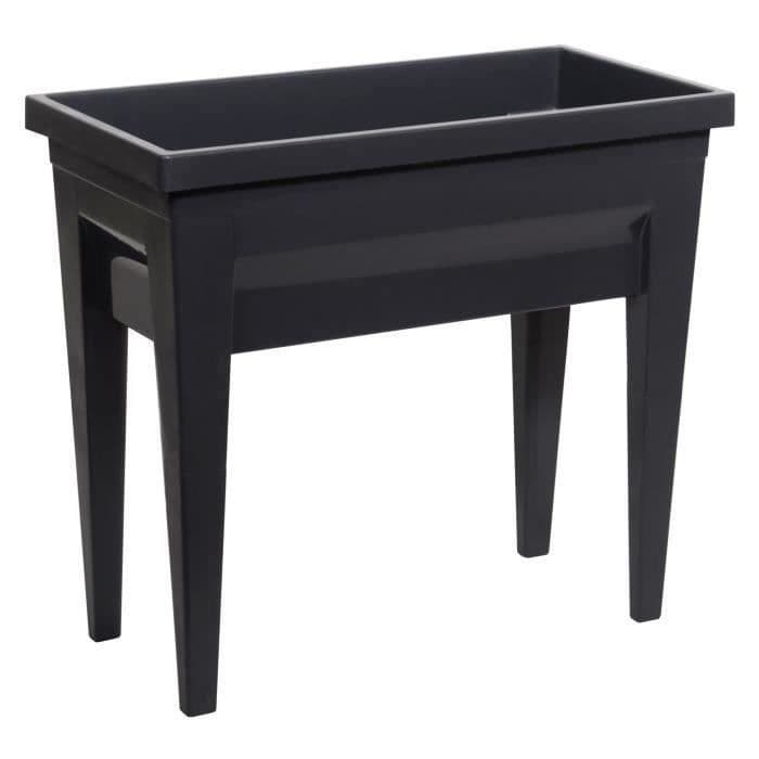 EDA Vegetabilsk område med bord City Veg & Table - 73 x 38,5 x H 68 cm - 57 L - antracitgrå