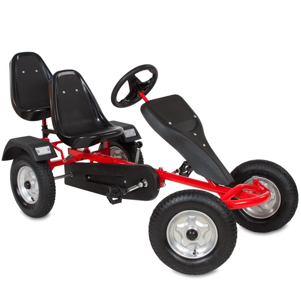 Gokart 2-sits - röd
