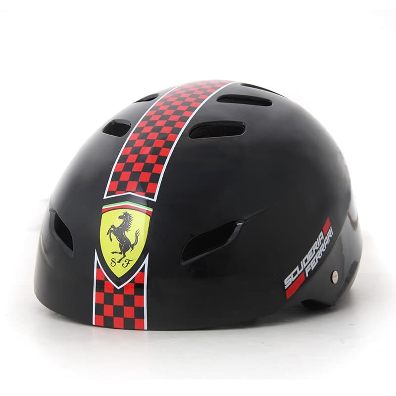 Skatehjälm, Ferrari, Svart