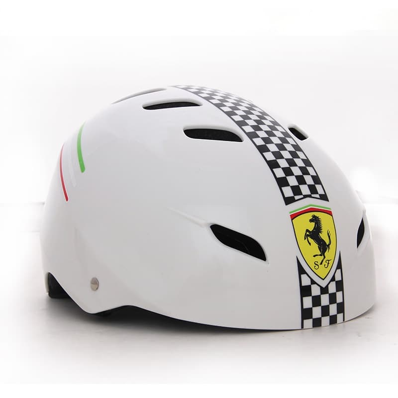 Skatehjälm Ferrari, Vit, Medium