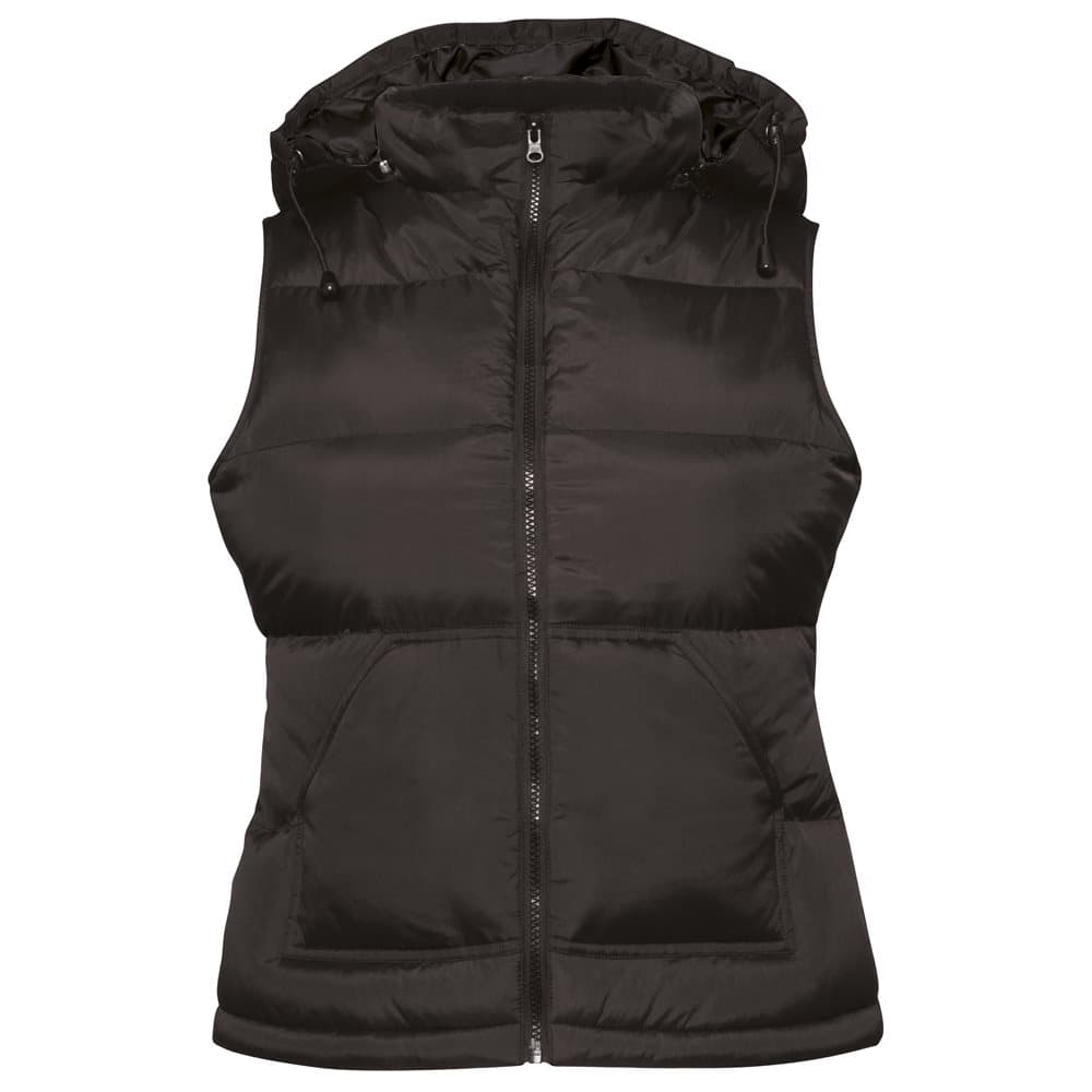 B&C Womens/Ladies Zen+ Hooded Waterproof Bodywarmer/Gilet