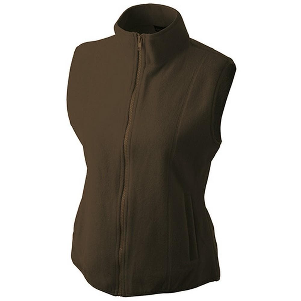 James and Nicholson Womens/Ladies Microfleece Vest