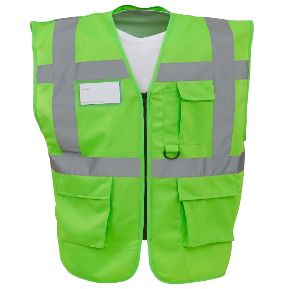 Yoko Hi-Vis Premium Executive/Manager Waistcoat / Jacket (Pack of 2)