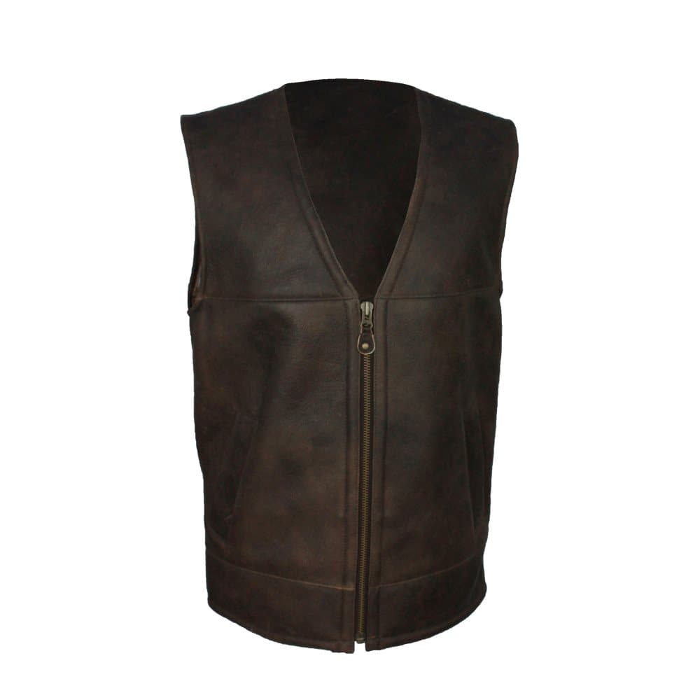 Eastern Counties Leather Mens Giles Sheepskin Gilet