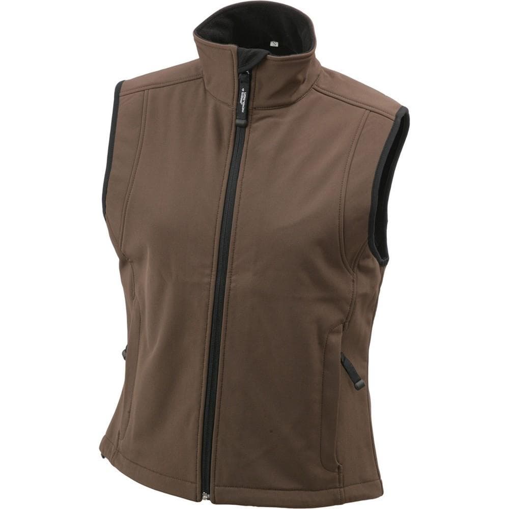 James and Nicholson Womens/Ladies Waterproof Softshell Vest