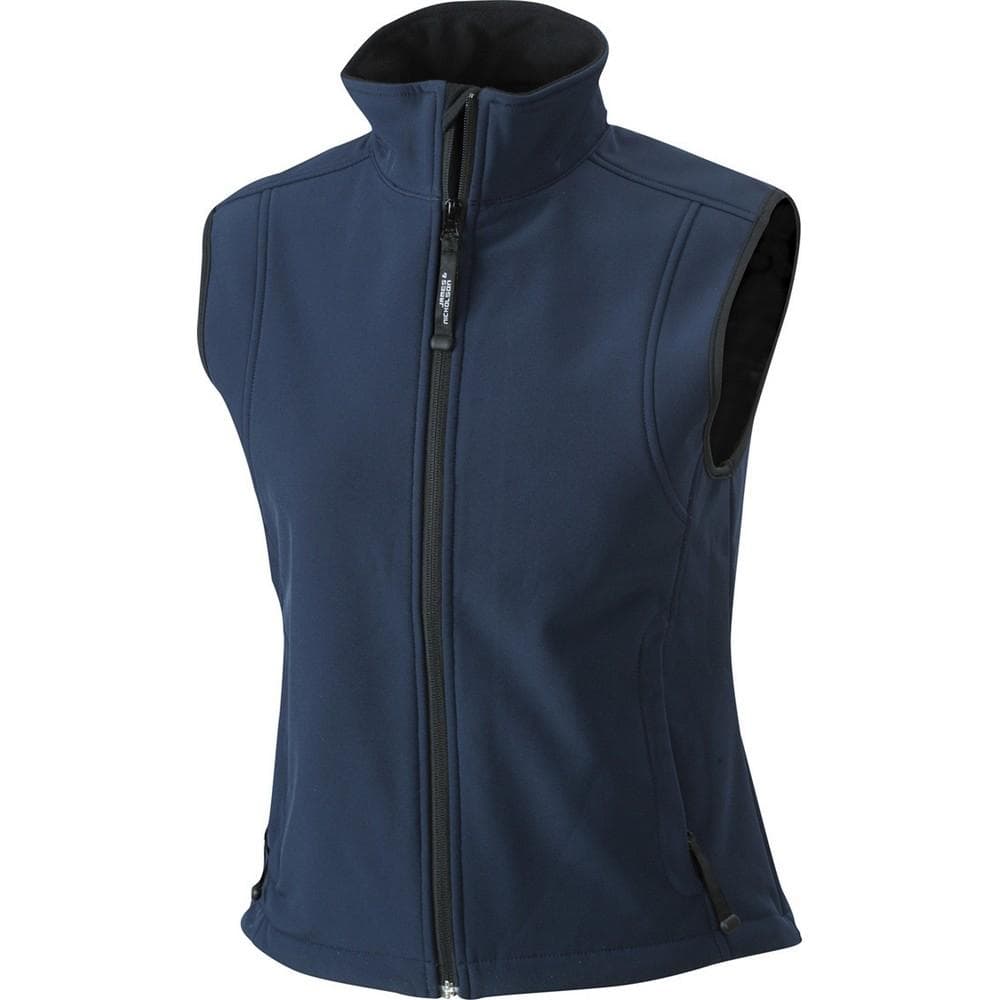 James and Nicholson Womens/Ladies Waterproof Softshell Vest