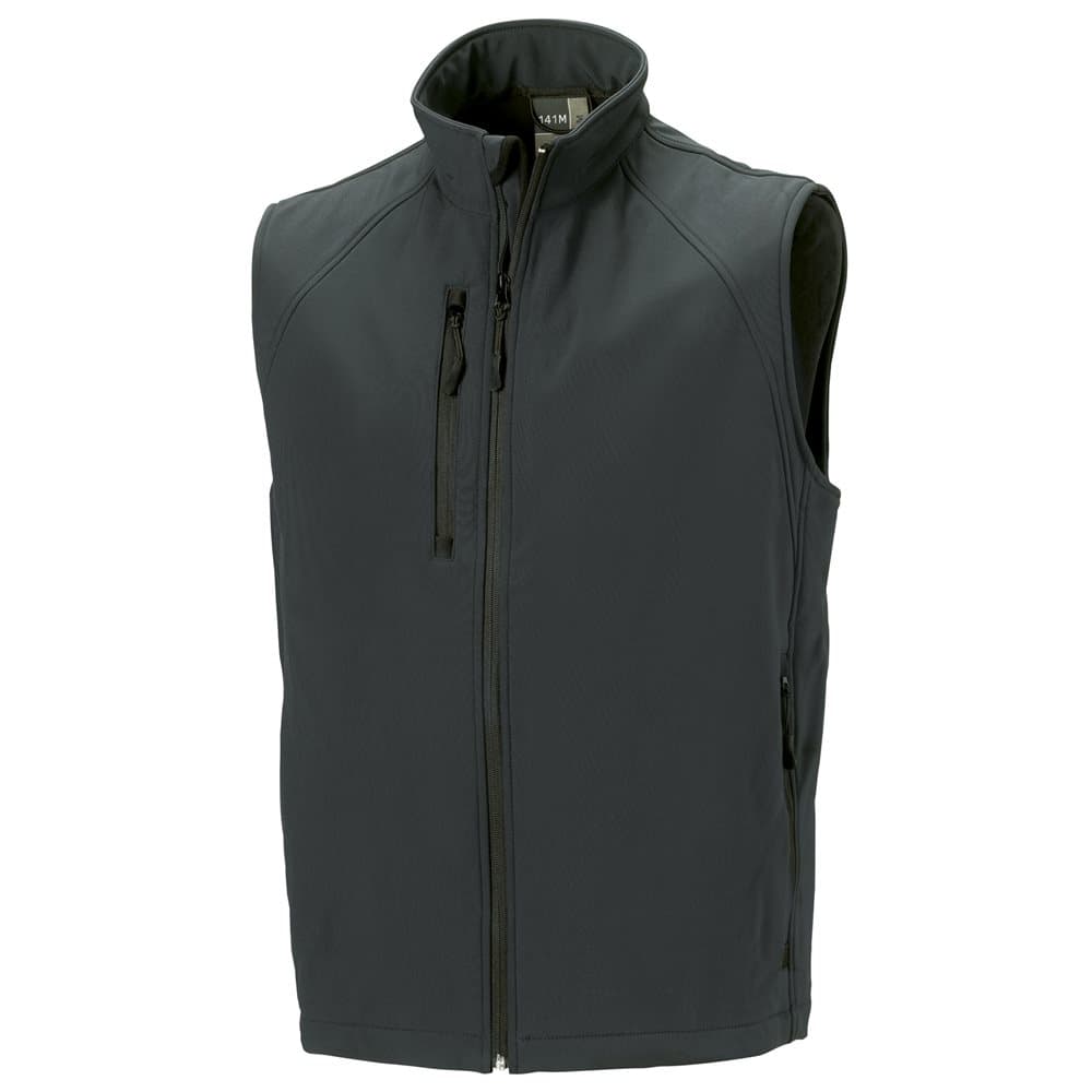 Russell Mens 3 Layer Soft Shell Gilet Jacket