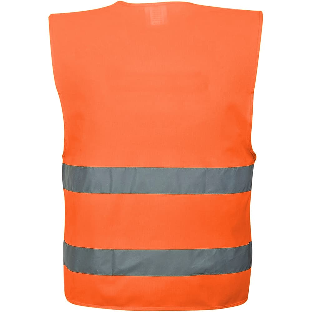 Portwest Unisex High Visibility Two Band Safety Work Vest