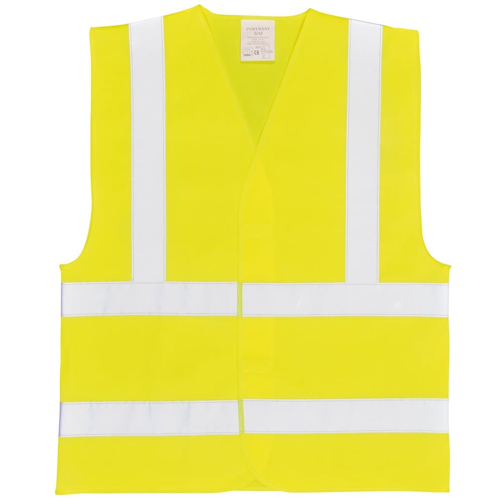Portwest Unisex Hi-Vis Two Band & Brace Vest (C470) / Workwear / Safetywear