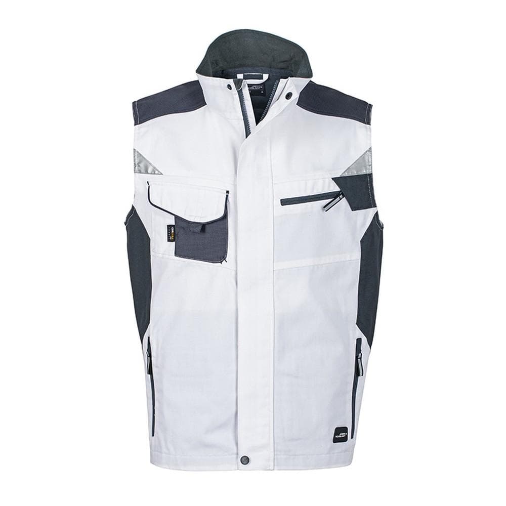 James and Nicholson Unisex Workwear Vest