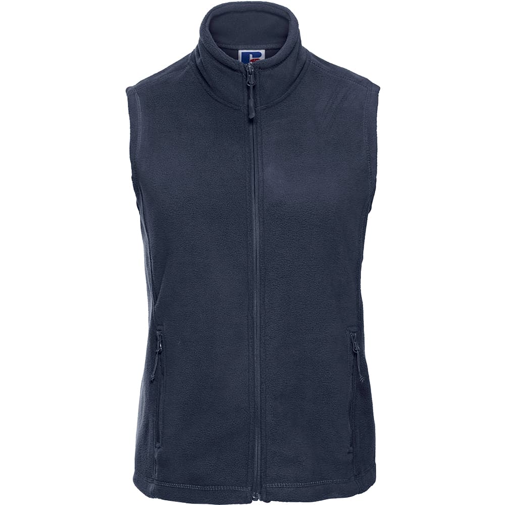 Russell Europe Womens/Ladies Outdoor Full-Zip Anti-Pill Fleece Gilet Jacket