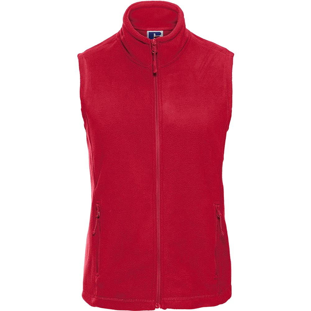 Russell Europe Womens/Ladies Outdoor Full-Zip Anti-Pill Fleece Gilet Jacket