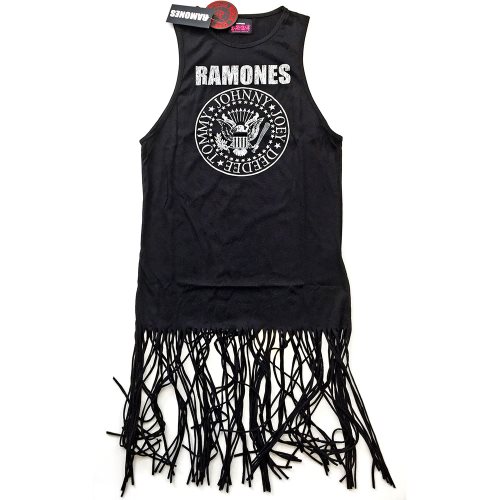 Bild av Ramones Ladies Tee Dress: Vintage Presidential Seal (Tassels) (Medium)