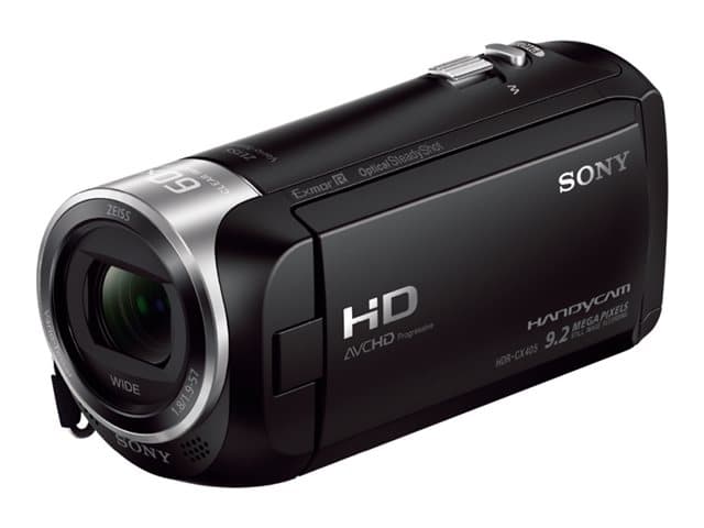 Sony Handycam HDR-CX405 - Videoopptaker - 1080 p - 2.51 MP - 30optisk x-zoom - Carl Zeiss - flashkort - svart