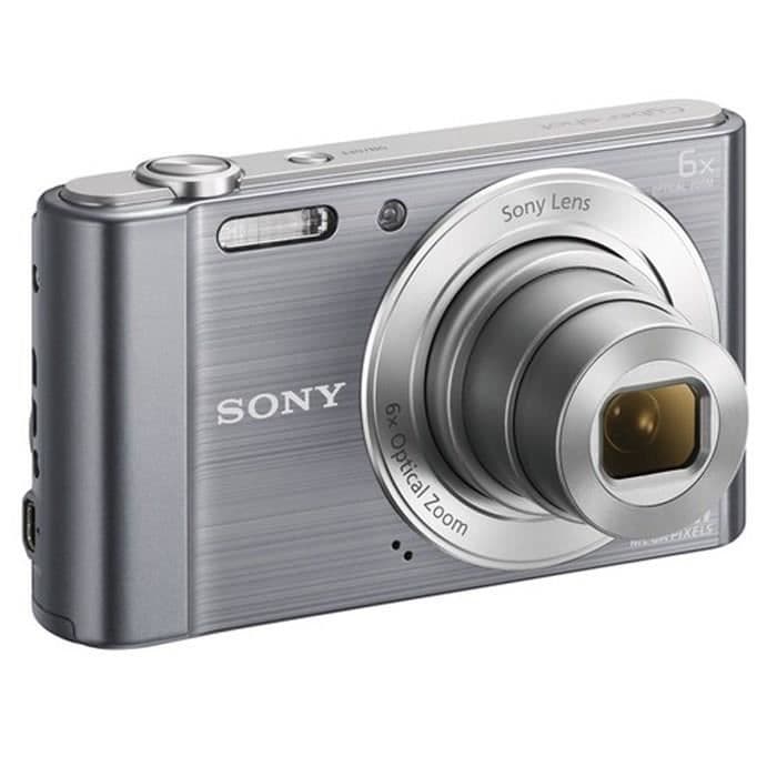 SONY DSC-W810 kompakti harmaa - CCD 20 MP Zoom 6x -sovellus