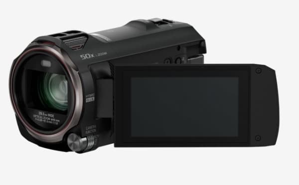 Panasonic HC-V777 - Videokamera - 1 080 p - 12.76 MP - 20x optisk zoom - flashkort - Wi-Fi, NFC - svart